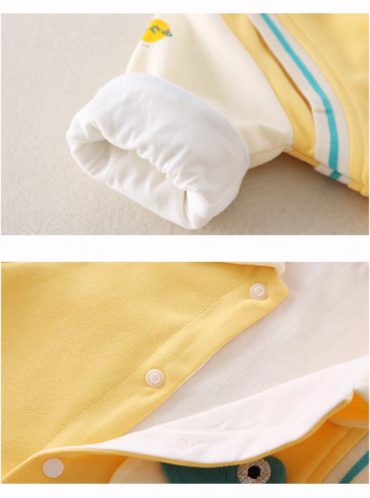 Frog Baby Romper β Soft Collar Style Cotton Jumpsuit
