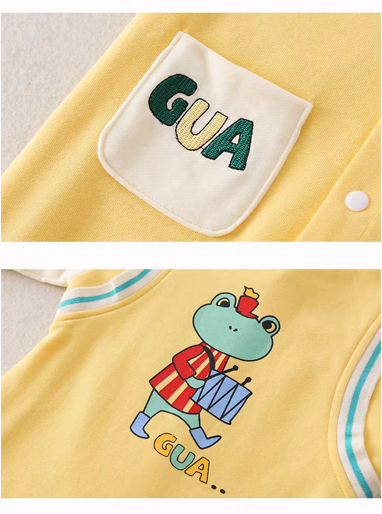 Frog Baby Romper β Soft Collar Style Cotton Jumpsuit