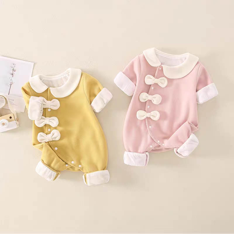 Whimsical Bow Tie Baby Bodysuit! ππ§ΈπΈ
