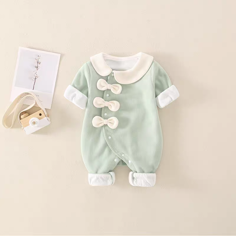 Whimsical Bow Tie Baby Bodysuit! ππ§ΈπΈ
