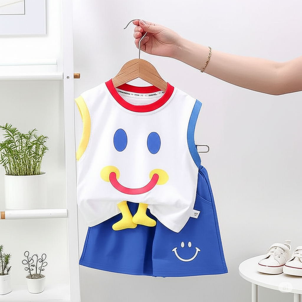 Smiley Summer Set for Kids 😊☀️