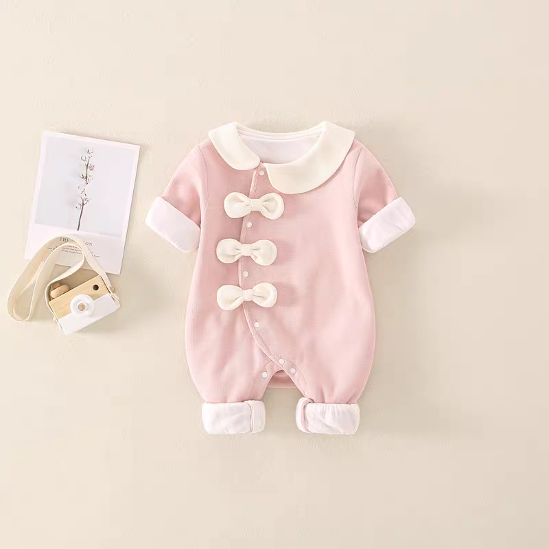 Whimsical Bow Tie Baby Bodysuit! 🌟🧸🌸