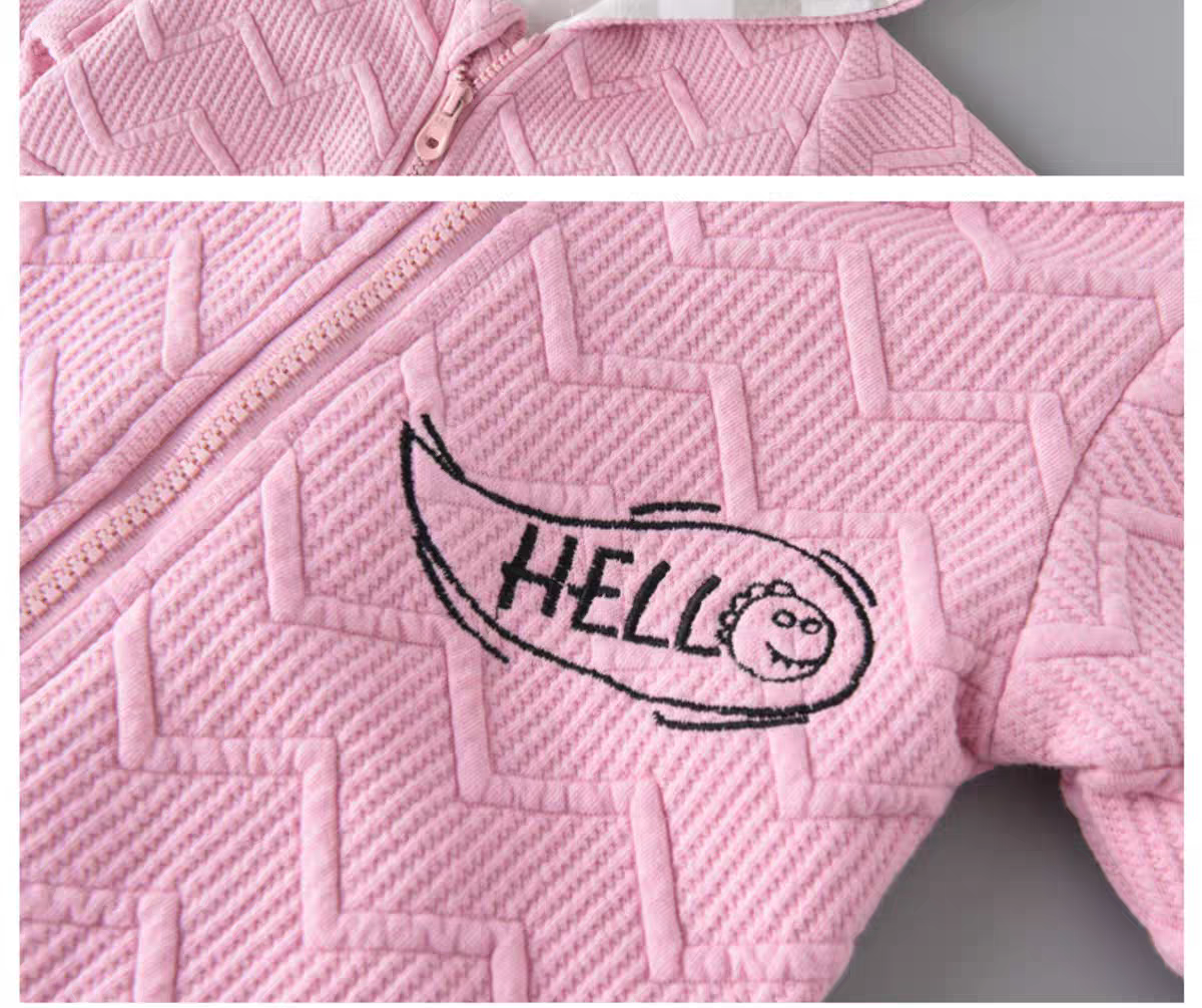 Adorable Dinosaur Hooded Romper for Babies - Cute🎁