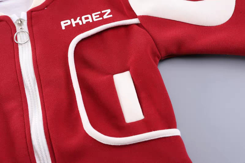 : Kids' Modern Sporty Tracksuit Set | Stylish Black & White Ensemble