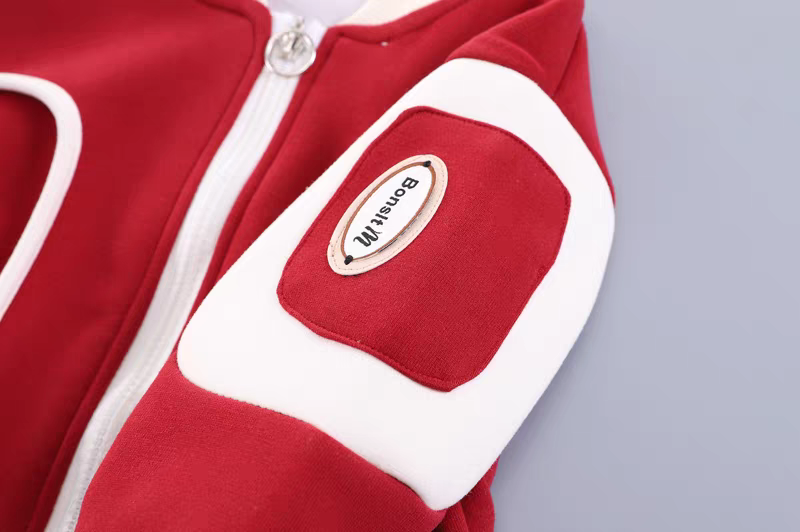 : Kids' Modern Sporty Tracksuit Set | Stylish Black & White Ensemble